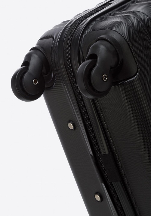 Walizka średnia z ABS WITTCHEN 56-3A-312-11 twarda wytrzymała lekka czarna