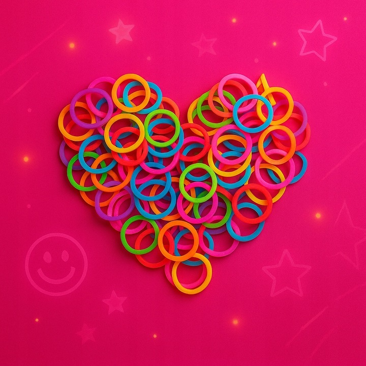 GUMKI DO ROBIENIA BRANSOLETEK DUŻY ZESTAW 6800 ELEMENTÓW XXL DLA DZIECKA HQ