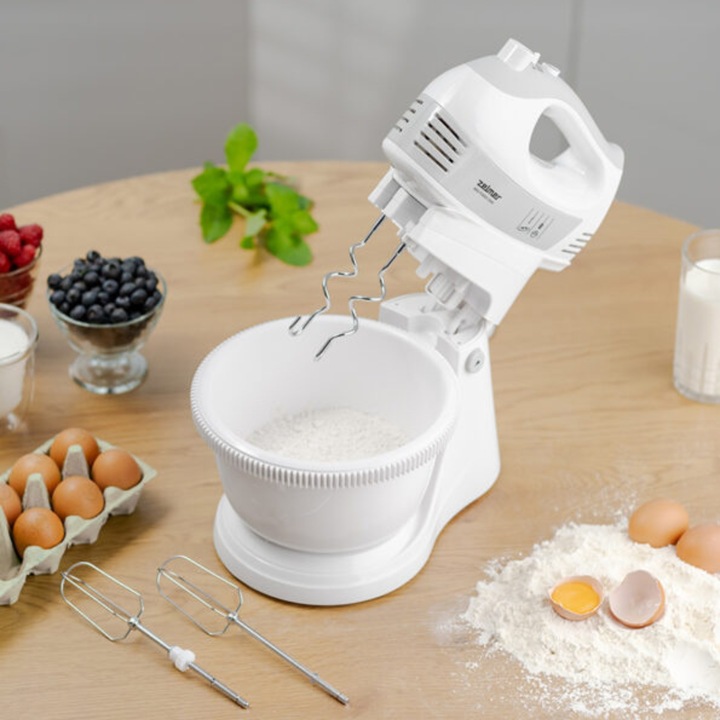 MIKSER ZELMER ZHM2459S 700W OBROTOWA MISA 2,5L 5 PRĘDKOŚCI TURBO