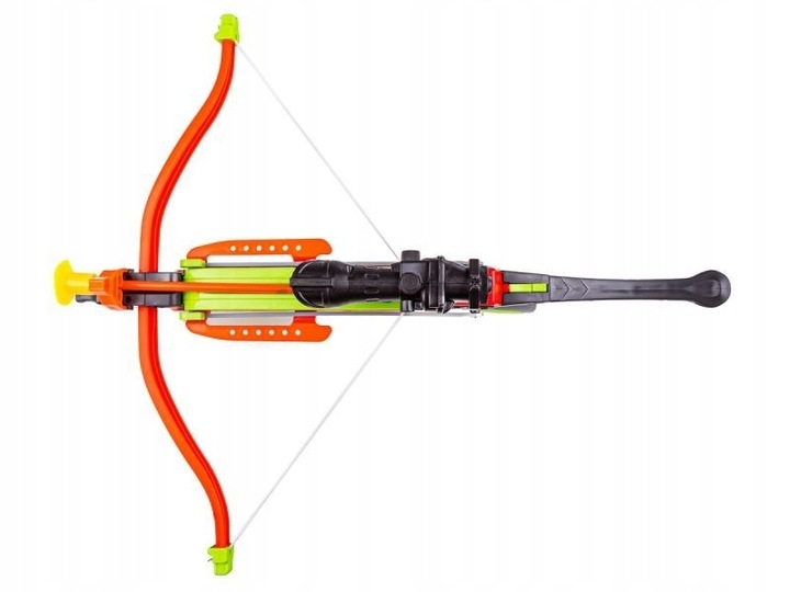 Kusza Łuk Dla Dzieci z Celownikiem LASER Kołczan Tarcza Strzały Przyssawki