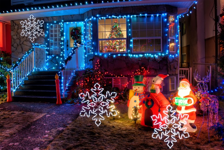 ND32_LD1 LD1 LAMPKI SNIEZYNKA WAZ LED 55CM BIALA