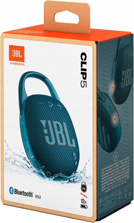 Głośnik mobilny JBL Clip 5 Niebieski