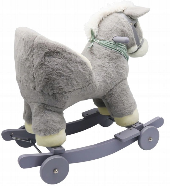 BUJAK KOŃ KONIK NA BIEGUNACH 2w1 JEŹDZIK DŹWIĘKI