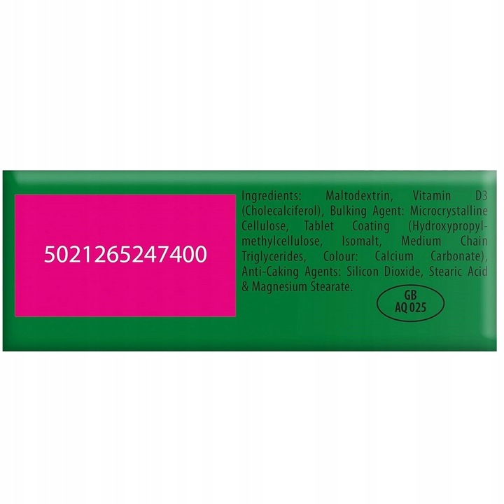 VITABIOTICS Ultra Vitamin D 2000IU Suplement diety WITAMINA D 96 tabletek