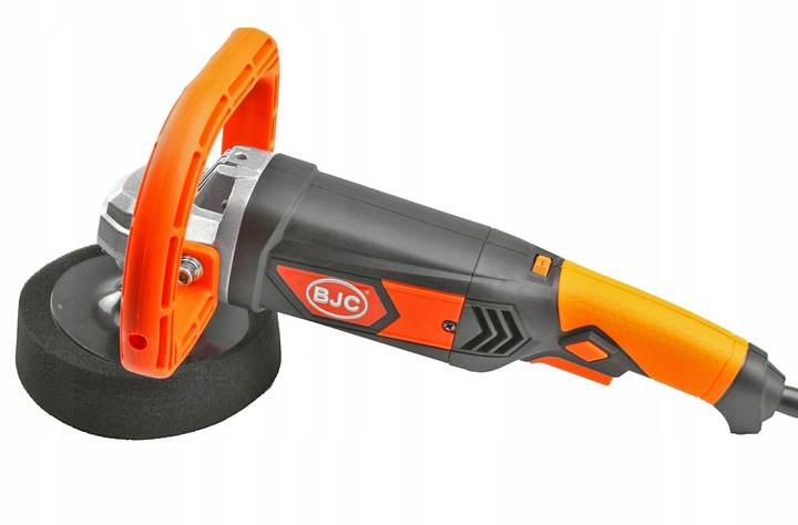 POLERKA SAMOCHODOWA SZLIFIERKA Z REGULACJĄ DO POLEROWANIA AUTA+ GĄBKI BJC