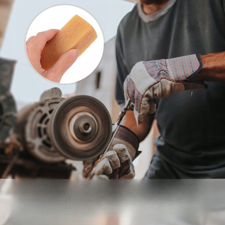 KLOCEK KOSTKA DO CZYSZCZENIA PASÓW ŚCIERNYCH TAŚM PAPIERU 100x40x40 mm