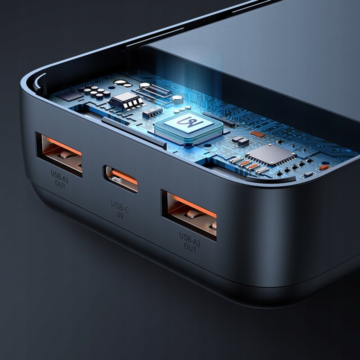 MCDODO POWERBANK 20000MAH Z WYŚWIETLACZEM 2X USB USB-C 2A 10W + KABEL USB-C