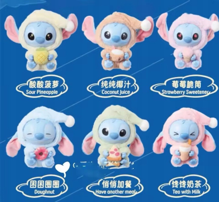 Stitch Eat Something Before Sleep Figurka Niespodzianka Blind Box brylok