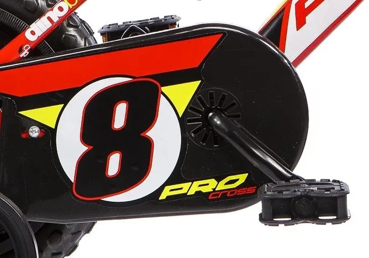 Rower dziecięcy Dino 123GLN czerwony 12"