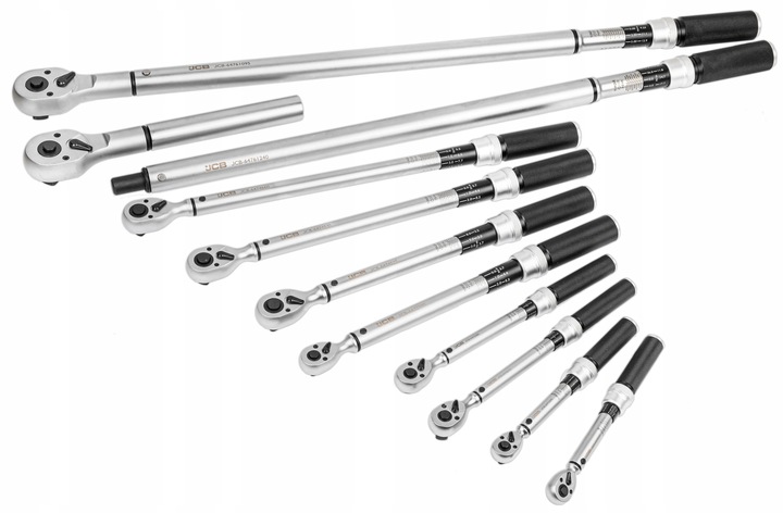 KLUCZ DYNAMOMETRYCZNY Z BLOKADĄ CERTYFIKAT KALIBRACJI ETUI 40-220NM 1/2 JCB