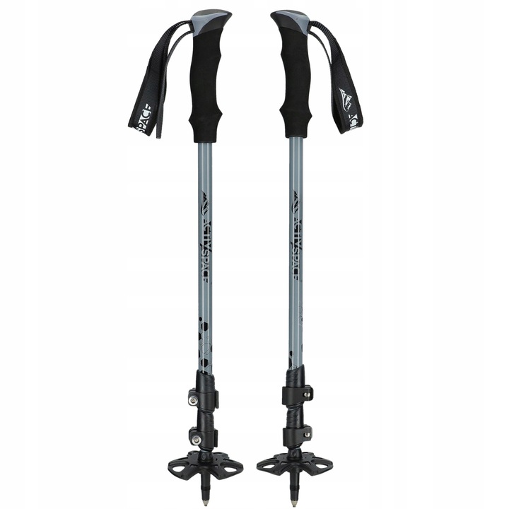 SOLIDNE KIJE TREKKINGOWE KIJKI NORDIC WALKING REGULOWANE DO CHODZENIA PRO