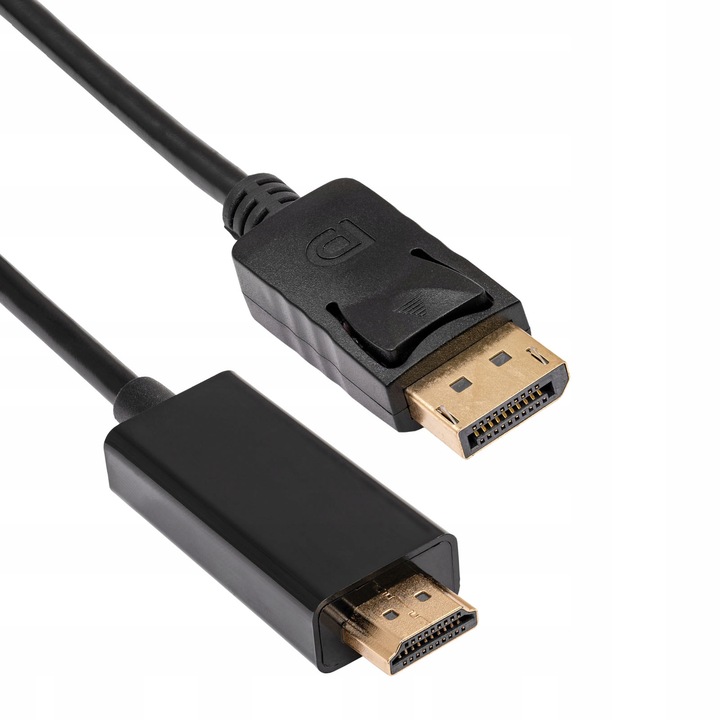Kabel Display Port HDMI 2.0 Akyga AK-AV-05 do monitora 4K Audio Video 1.8m