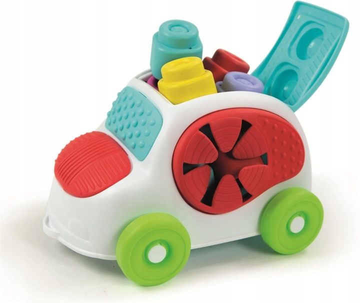 Autko z klockami Soft Clemmy Clementoni 17315