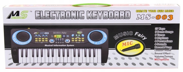 Keyboard Organy Pianino z Mikrofonem dla Dzieci Instrumenty Muzyczne