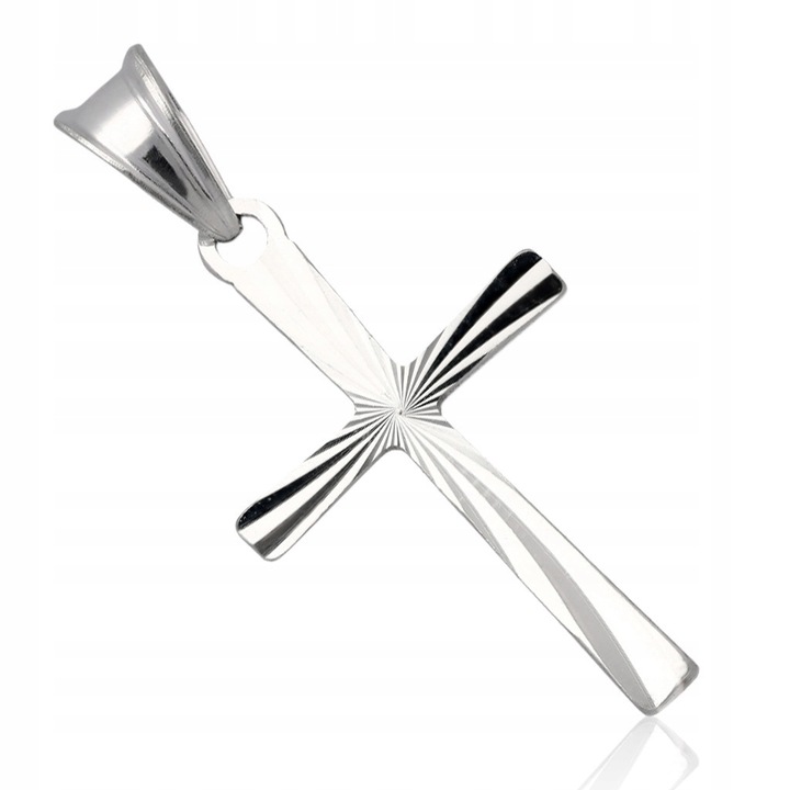 Zestaw komunijny krzyżyk i łańcuszek 45cm 925 Komunia Chrzest