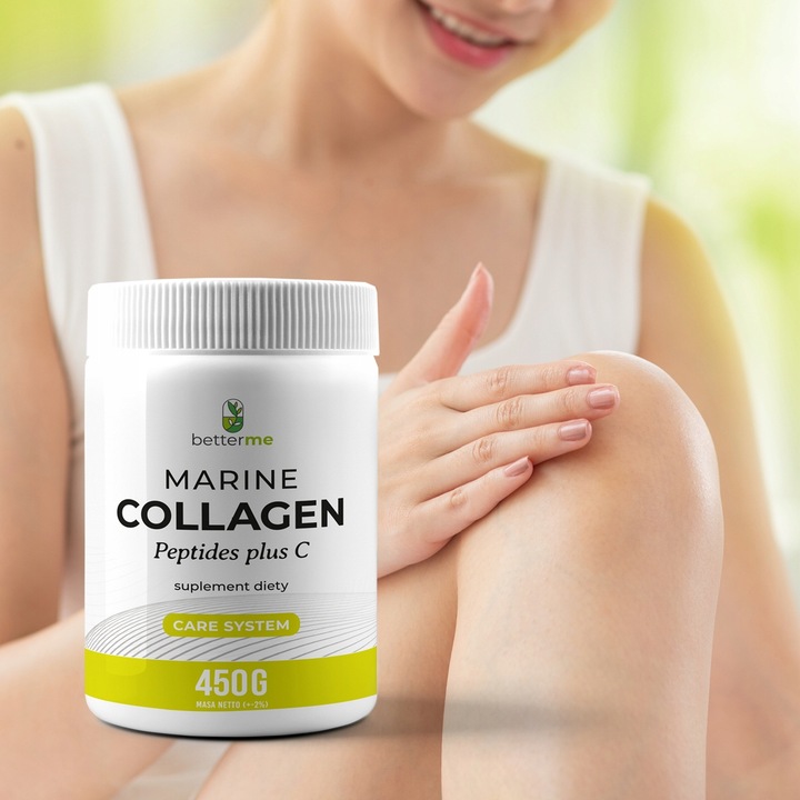 BetterMe kolagen rybi + witamina C bez smaku i zapachu 450g= 45 dni kuracji