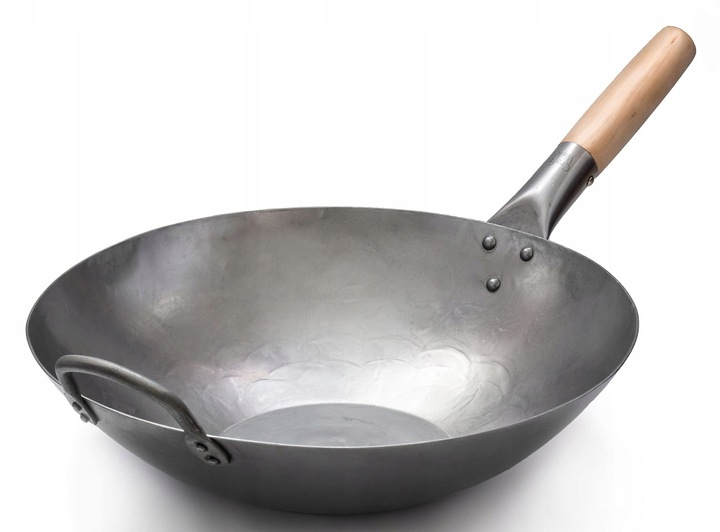 Craft Wok Płaski 35 cm Stal Węglowa 731W316