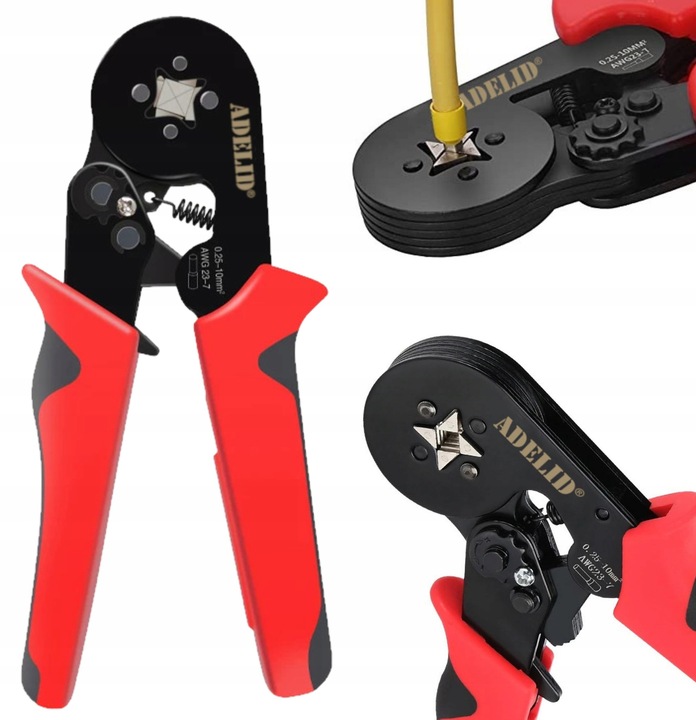 ADELID ZACISKARKA PRASKA KABLI TULEJEK KOŃCÓWEK 10