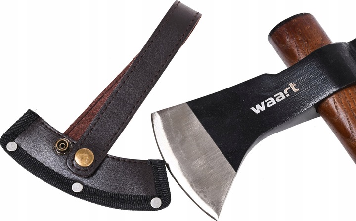 SIEKIERA SIEKIERKA TOPOREK Z POKROWCEM KUTA STAL TRZONEK HIKOROWY 545 g