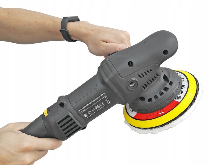 POLERKA SAMOCHODOWA SZLIFIERKA MIMOŚRODOWA DA + 4x GĄBKA +PASTA MENZERNA X3