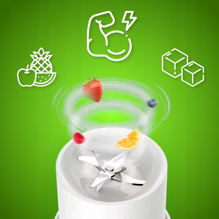 Ręczny Blender Stojący SmoothieBoo - Bezprzewodowy USB