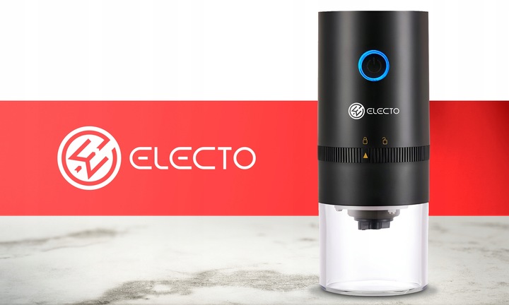 MINI ELEKTRYCZNY MŁYNEK DO KAWY BEZPRZEWODOWY PRZENOŚNY USB AKUMULATOR