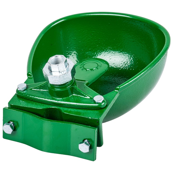 Poidło dla bydła i koni z językiem KOMPLETNE 3L żeliwne + nypel + OBEJMA!!