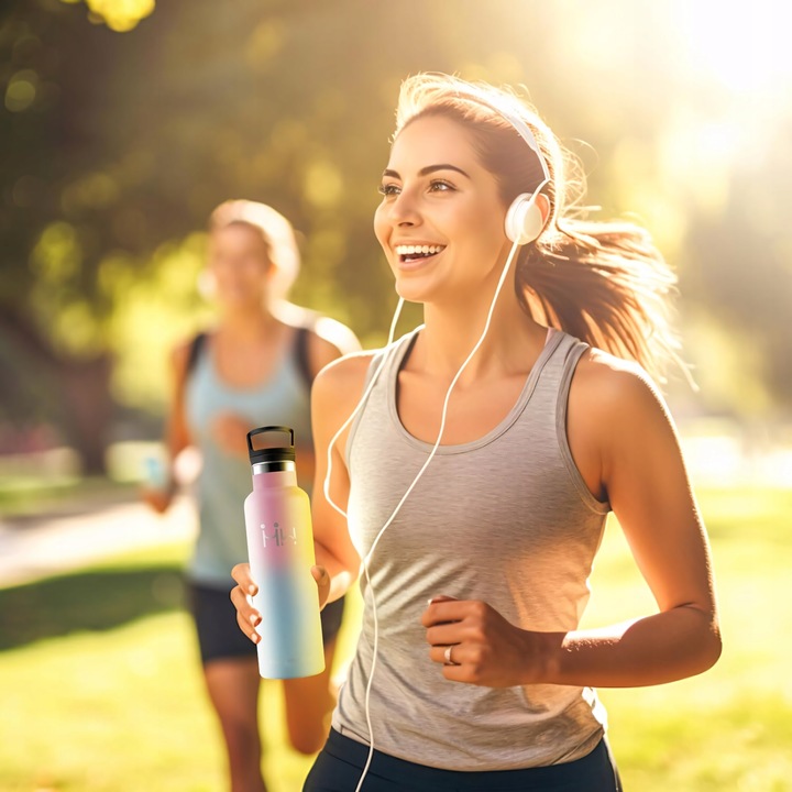 KUBEK TERMICZNY BUTELKA TERMOS NA KAWĘ HERBATĘ NAPOJE STALOWY SŁOMKA 500ML