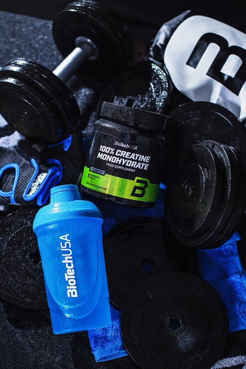 BioTech USA 100% Creatine Monohydrate 300 g Naturalna Kreatyna bez dodatków