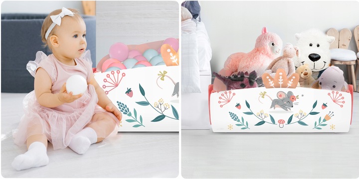 MATA EDUKACYJNA INTERAKTYWNA DLA NIEMOWLĄT DWUSTRONNA DUŻA XXL 5w1 NUKIDO