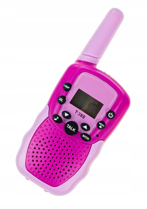 WALKIE-TALKIE DLA DZIECI ŁOKI TOKI DUŻY ZASIĘG 2X KRÓTKOFALÓWKA WYŚWIETLACZ