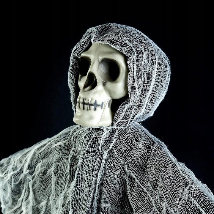 DEKORACJA HALLOWEN WISZĄCE SZKIELETY DŁUGIE 90CM ZESTAW 3 SZTUKI