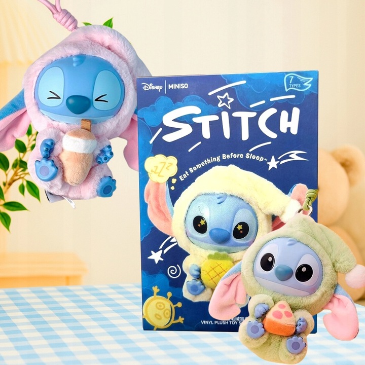 Zabawka pluszak Maskotka brelok LABUBU STITCH niespodzianka