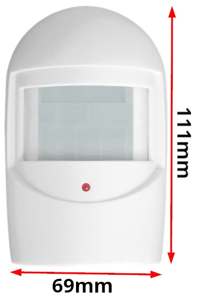 ALARM BEZPRZEWODOWY ZESTAW CZUJNIKÓW RUCHU PIR 120m IP44 90dB SYGNALIZACJA