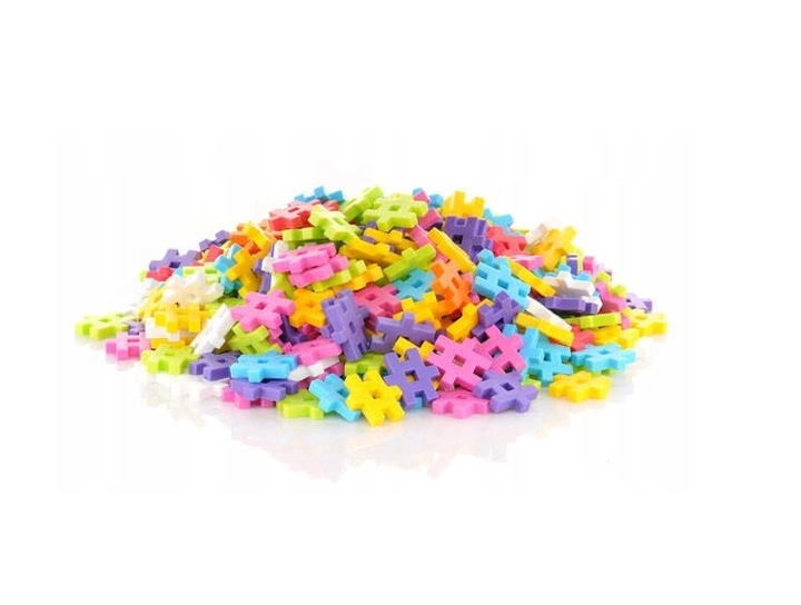 Klocki Konstrukcyjne Wafle Basic 150 Elementów 3+ Meli