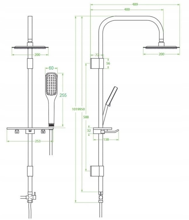Bateria prysznicowa z Termostatem GROHE Trwała Powłoka Chrom 34840000