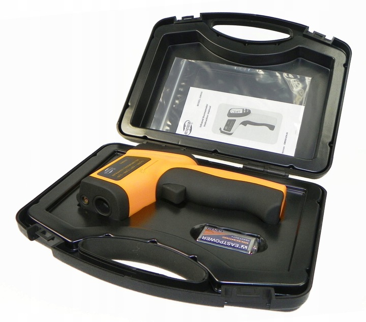 PIROMETR TERMOMETR LASEROWY BEZDOTYKOWY NA PODCZERWIEŃ EMISYJNOŚĆ -50 +950°