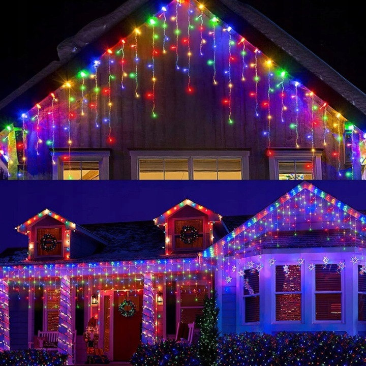 SOPLE 300 LED LAMPKI ZEWNĘTRZNE IP44 STAŁE + FLASH ŚWIATEŁKA MULTIKOLOR