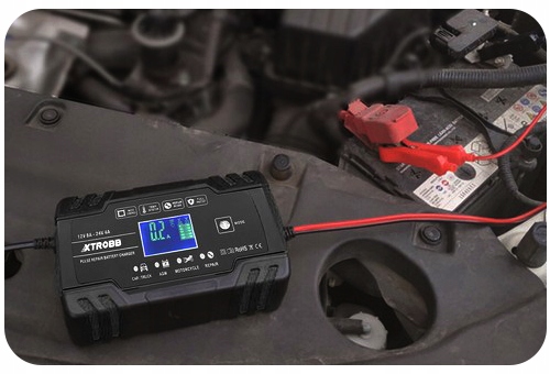 PROSTOWNIK AUTOMATYCZNY Z FUNCJĄ NAPRAWY 12V 24V LED ŁADOWARKA AKUMULATORÓW