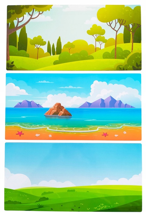 Zwierzęta Świata magnes układanka magnetyczna 81 szt