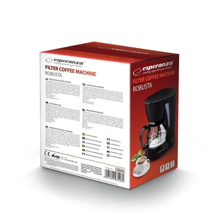 Ekspres Przelewowy ESPERANZA Robusta EKC006 650W