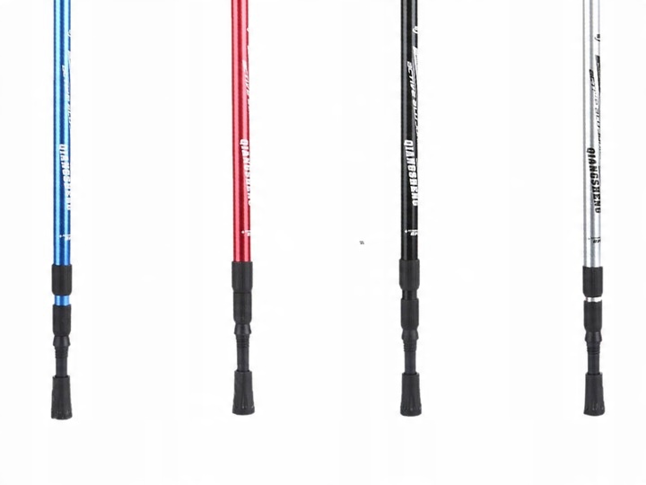 6W1 HQ Kijki Nordic Walking Aluminiowe Kije Trekkingowe Uchwyt Korek