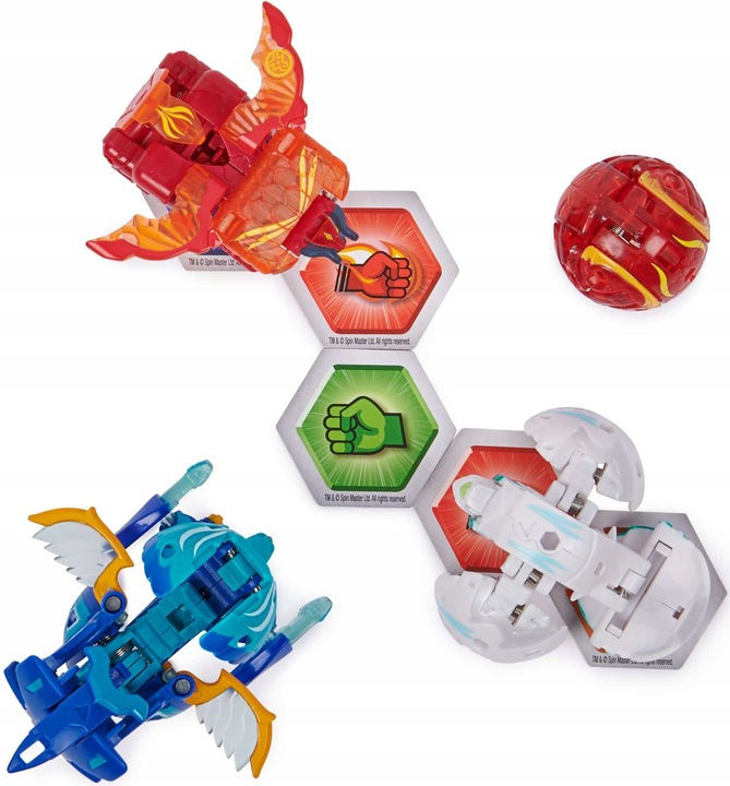 BAKUGAN LEGENDS ZESTAW NILLIOUS NOVA ULTRA GEOGAN