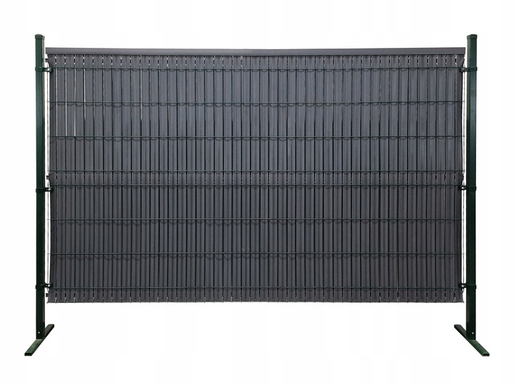 Listwy pionowe do ogrodzeń panelowych 123 x 250 cm, szer. 62-80 mm antracyt