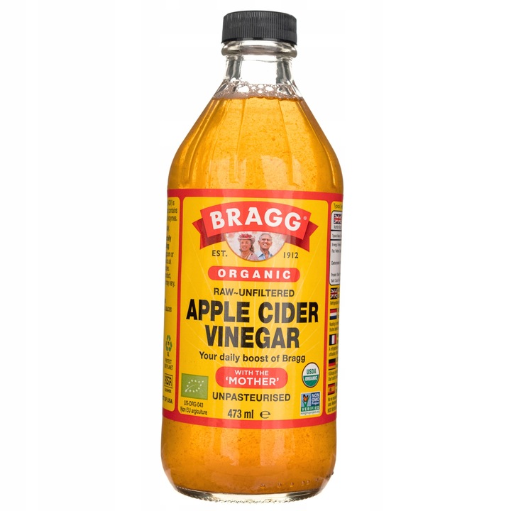 Bragg Organic Apple Cider Vinegar Organiczny Ocet Jabłkowy 473 ml