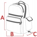 Plecak do Samolotu 55x40x20 Ryanair WizzAir LOT Duży Wodoodporny