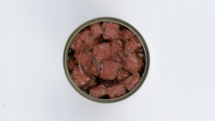 MOKRA KARMA DLA PSA 75% MIĘSA MIX 24x415g. 9,96 kg W SOSIE TUF TUF