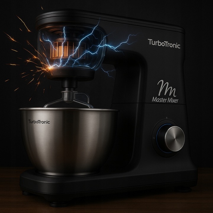 PLANETARNY ROBOT KUCHENNY MIKSER PREMIUM LINE MOCNY 1200W 6,5L TURBOTRONIC