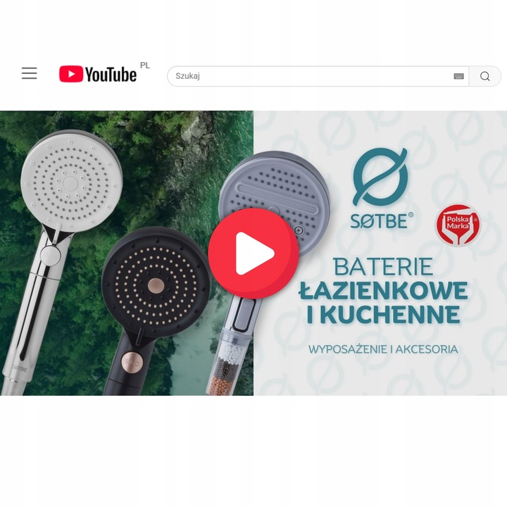 Słuchawka pod prysznic wielofunkcyjna - 60% wody SOTBE BLA LARK-SOHE-6