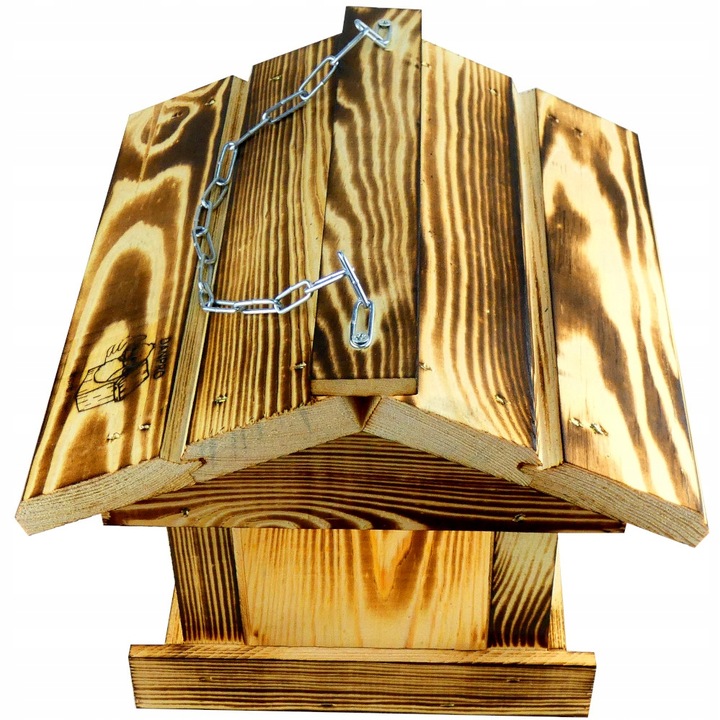 Karmnik dla ptaków domek budka drewniany